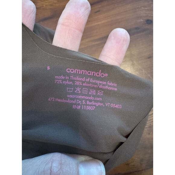 Commando Classic Comfy Scoop Neck Bralette Sz S Mocha NWT $74 - Picture 3 of 6
